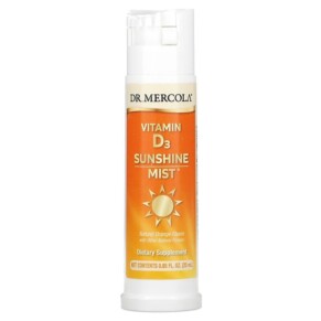 Thực phẩm chức năng Dr. Mercola Vitamin D3 Sunshine Mist Natural Orange 0.85 fl oz (25 ml) 813006014670