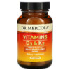Thực phẩm chức năng Dr. Mercola Vitamins D3 & K2 90 Capsules 813006019965
