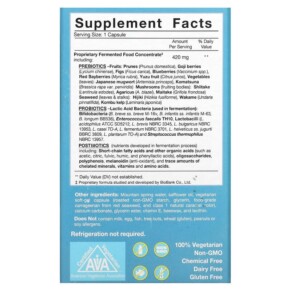 Thành phần vi chất của Dr. Ohhira's Essential Formulas Inc. Professional Formula Probiotics 120 Capsules 695927121220