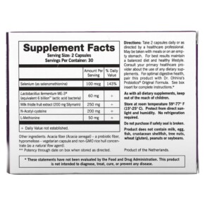 Dr. Ohhira's Essential Formulas Inc. Reg'Activ Detox & Liver Health 60 Capsules 3 Thành phần vi chất của Dr. Ohhira's Essential Formulas Inc. Reg'Activ Detox & Liver Health 60 Capsules 695927222033