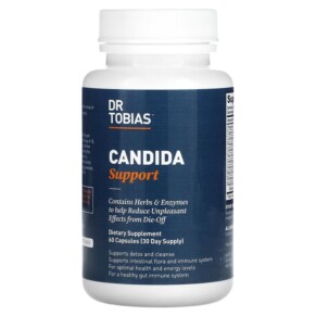 Thực phẩm chức năng Dr. Tobias Candida Support 60 Capsules 842367001272
