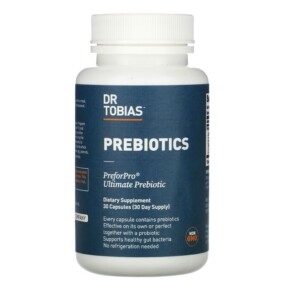 Thực phẩm chức năng Dr. Tobias Prebiotics 30 Capsules 842367001296
