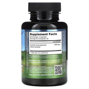 Dragon Herbs (Ron Teeguarden) Goat Placenta 250 mg 60 Capsules 3 Thành phần vi chất của Dragon Herbs (Ron Teeguarden) Goat Placenta 250 mg 60 Capsules 679372005175