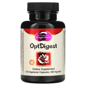Thực phẩm chức năng Dragon Herbs (Ron Teeguarden) OptDigest 500 mg 100 Vegetarian Capsules 679372003065