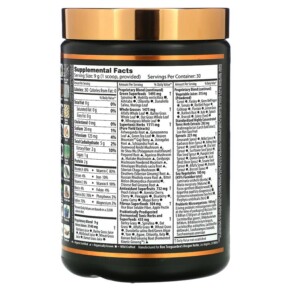 Thành phần vi chất của Dragon Herbs (Ron Teeguarden) Tonic Alchemy The Ultimate SuperTonic Superfood Blend 9.5 oz (270 g) 679372006868