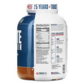 Thành phần vi chất của Dymatize Elite Casein Cinnamon Bun 4 lb (1.8 kg) 705016226122