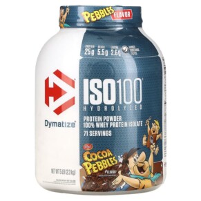 Thực phẩm chức năng Dymatize ISO100 Hydrolyzed 100% Whey Protein Isolate Cocoa Pebbles 5 lb (2.3 kg) 705016353446
