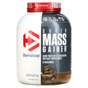 Thực phẩm chức năng Dymatize Super Mass Gainer Rich Chocolate 6 lb (2.7 kg) 705016331277