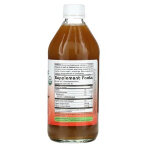 Thành phần vi chất của Dynamic Health Apple Cider Vinegar Detox Tonic 16 fl oz (473 ml) 790223656640