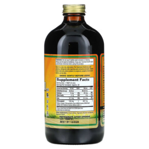 Thành phần vi chất của Dynamic Health Liquid Chlorophyll Natural Spearmint 100 mg 16 fl oz (473 ml) 790223101584