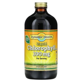 Thực phẩm chức năng Dynamic Health Liquid Chlorophyll Natural Spearmint 100 mg 16 fl oz (473 ml) 790223101584