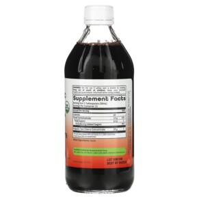 Thành phần vi chất của Dynamic Health Organic Tart Cherry Concentrate 16 fl oz (473 ml) 790223101256