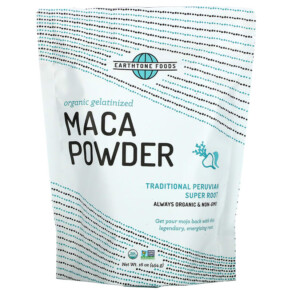 Thực phẩm chức năng Earthtone Foods Organic Gelatinized Maca Powder 16 oz (454 g) 760488373859