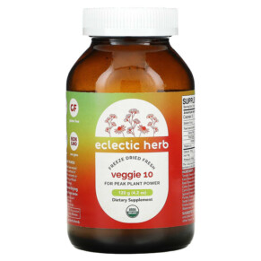 Thực phẩm chức năng Eclectic Institute Freeze Dried Fresh Veggie 10 4.2 oz (120 g) 023363371297