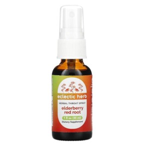 Thực phẩm chức năng Eclectic Institute Herbal Throat Spray Elderberry Red Root 1 fl oz (30 ml) 023363200726