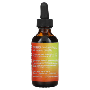 Thành phần vi chất của Eclectic Institute Propolis 2 fl oz (60 ml) 023363232222