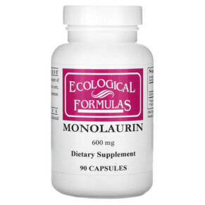 Thực phẩm chức năng Ecological Formulas Monolaurin 600 mg 90 Capsules 696859034886