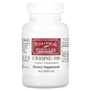 Thực phẩm chức năng Ecological Formulas Uridine-300 60 Capsules 696859131295