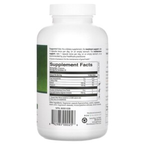 Thành phần vi chất của Econugenics PectaClear Toxic Metal Cleanse 180 Vegetarian Capsules 892985000256