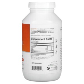 Thành phần vi chất của Econugenics PectaSol Modified Citrus Pectin 270 Vegetarian Capsules 892985000119
