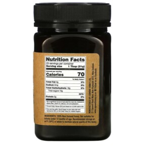 Thành phần vi chất của Egmont Honey Manuka Honey Raw And Unpasteurized 150+ MGO 17.6 oz (500 g) 9421034911277