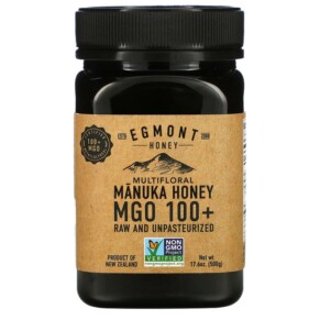 Thực phẩm chức năng Egmont Honey Multifloral Manuka Honey Raw And Unpasteurized MGO 100+ 17.6 oz (500 g) 9421034910546