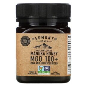 Thực phẩm chức năng Egmont Honey Multifloral Manuka Honey Raw And Unpasteurized MGO 100+ 8.82 oz (250 g) 9421034911253