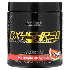 Thực phẩm chức năng EHP Labs Oxyshred Hardcore Thermogenic Fat Burner Watermelon Candy 9.2 oz (260 g) 850006815180