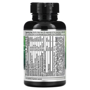 Thành phần vi chất của Emerald Laboratories B-Healthy 60 Vegetable Caps 743650002290
