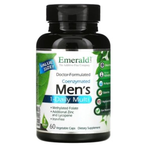 Thực phẩm chức năng Emerald Laboratories Coenzymated Men's 1-Daily Multi 60 Vegetable Caps 743650003402