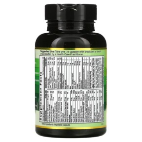 Thành phần vi chất của Emerald Laboratories Coenzymated Men's 45+ 1-Daily Multi 60 Vegetable Caps 743650003426