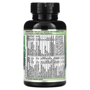 Thành phần vi chất của Emerald Laboratories CoEnzymated Women's 1-Daily Multi 30 Vegetable Caps 743650003365