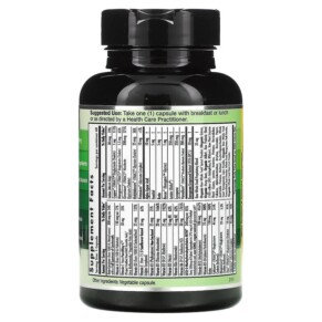 Thành phần vi chất của Emerald Laboratories CoEnzymated Women's 1-Daily Multi 60 Vegetable Caps 743650003419