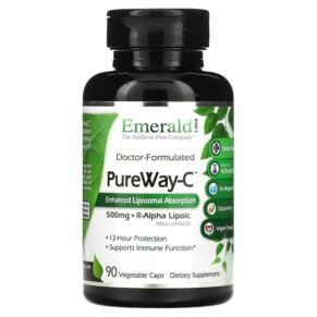 Thực phẩm chức năng Emerald Laboratories PureWay-C + R-Alpha Lipoic 250 mg 90 Vegetable Caps 743650003556