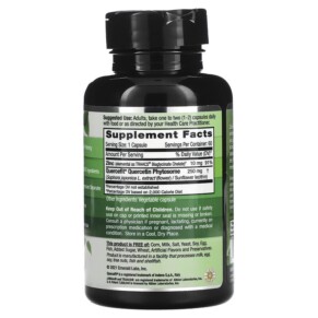 Thành phần vi chất của Emerald Laboratories Quercetin Phytosome+ 250 mg 60 Vegetable Caps 743650003662
