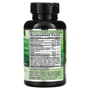 Thành phần vi chất của Emerald Laboratories Thyroid Health 60 Vegetable Caps 743650002245