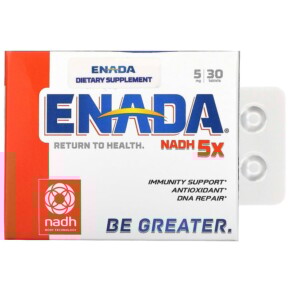 Thực phẩm chức năng ENADA NADH 5x 5 mg 30 Tablets 709546103502