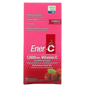 Thực phẩm chức năng Ener-C Vitamin C Multivitamin Drink Mix Raspberry 30 Packets 9.8 oz (278.4 g) 873024001021