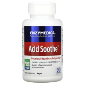 Thực phẩm chức năng Enzymedica Acid Soothe 90 Capsules 670480981207