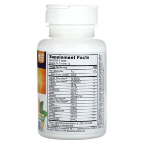 Thành phần vi chất của Enzymedica Chewable Digest Orange 30 Chewable Tablets 670480130421
