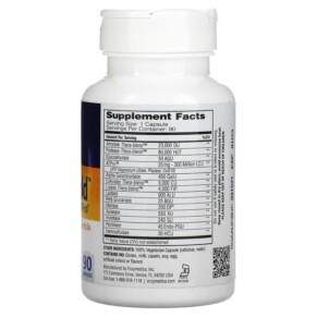 Thành phần vi chất của Enzymedica Digest Gold with ATPro 90 Capsules 670480202104