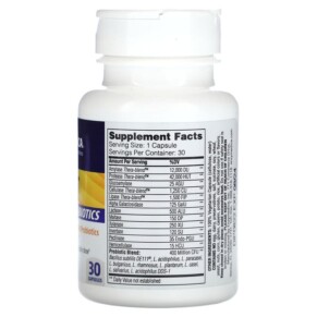 Thành phần vi chất của Enzymedica Digest + Probiotics 30 Capsules 670480130407