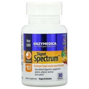 Thực phẩm chức năng Enzymedica Digest Spectrum Complete Food Intolerance Formula 30 Capsules 670480291702