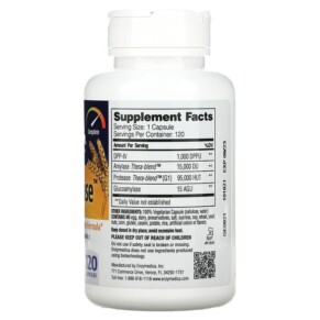 Thành phần vi chất của Enzymedica GlutenEase 120 Capsules 670480262016