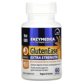 Thực phẩm chức năng Enzymedica GlutenEase Extra Strength 60 Capsules 670480120118