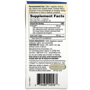 Enzymedica Gut Motility Digestive Transport Support 30 Capsules 3 Thành phần vi chất của Enzymedica Gut Motility Digestive Transport Support 30 Capsules 670480140567