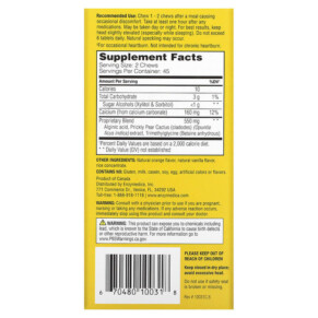 Thành phần vi chất của Enzymedica Heartburn Soothe Vanilla-Orange 90 Chews 670480100318