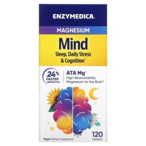 Thực phẩm chức năng Enzymedica Magnesium Mind 120 Capsules 670480101230