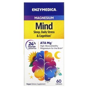 Thực phẩm chức năng Enzymedica Magnesium Mind 60 Capsules 670480101193