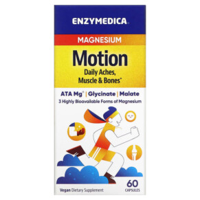 Thực phẩm chức năng Enzymedica Magnesium Motion 60 Capsules 670480101254